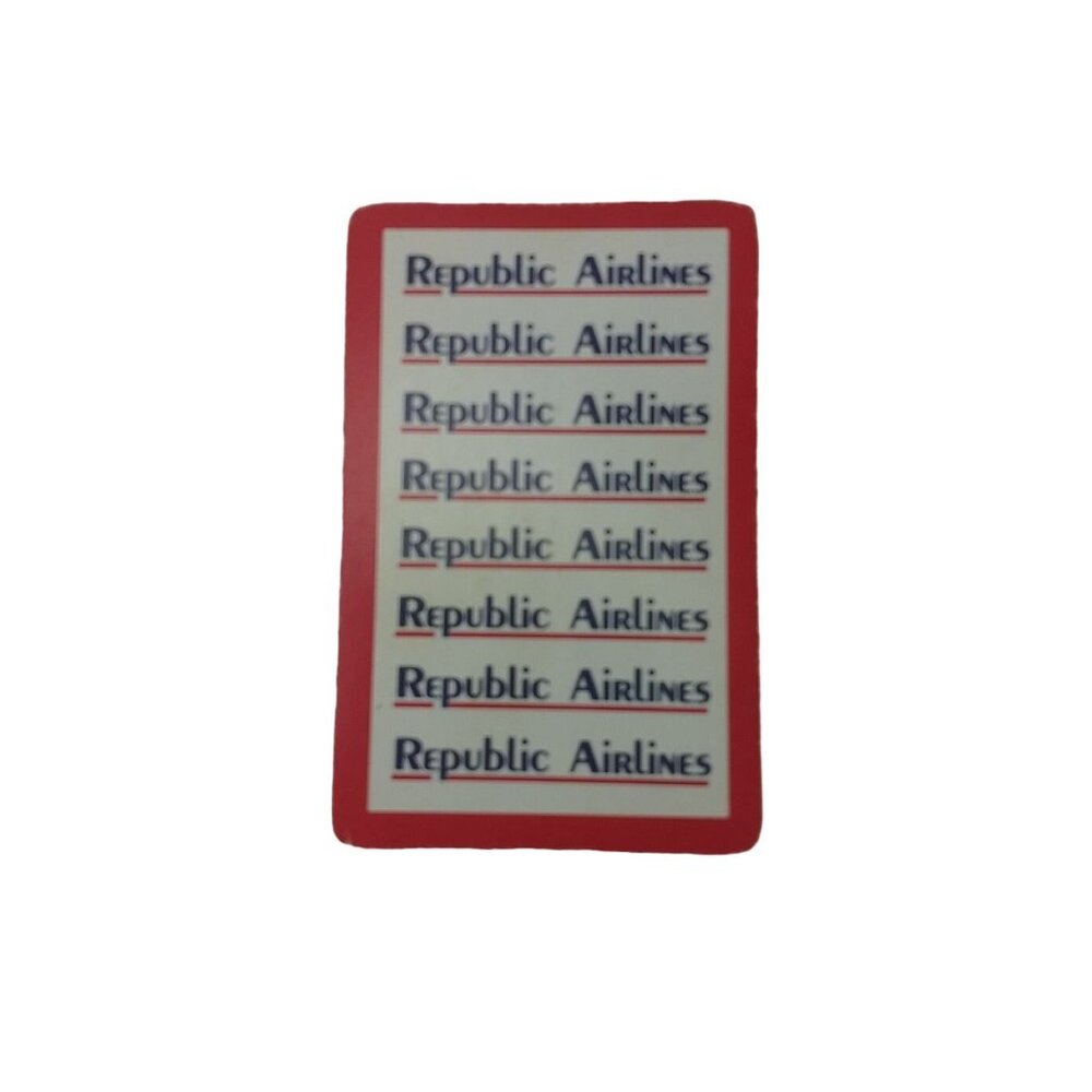 Republic Airlines Deck Of Playing Cards Vintage